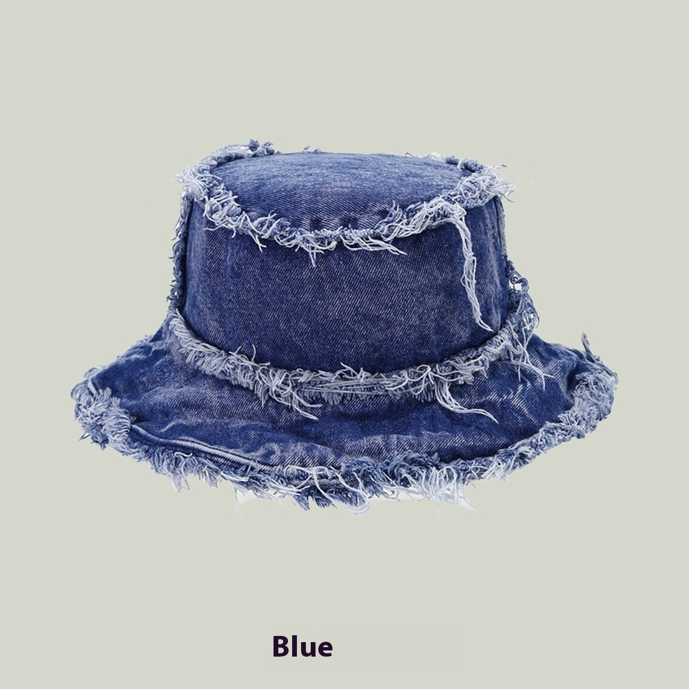 Washed Old Burr Double-sided Wear Bucket Hat