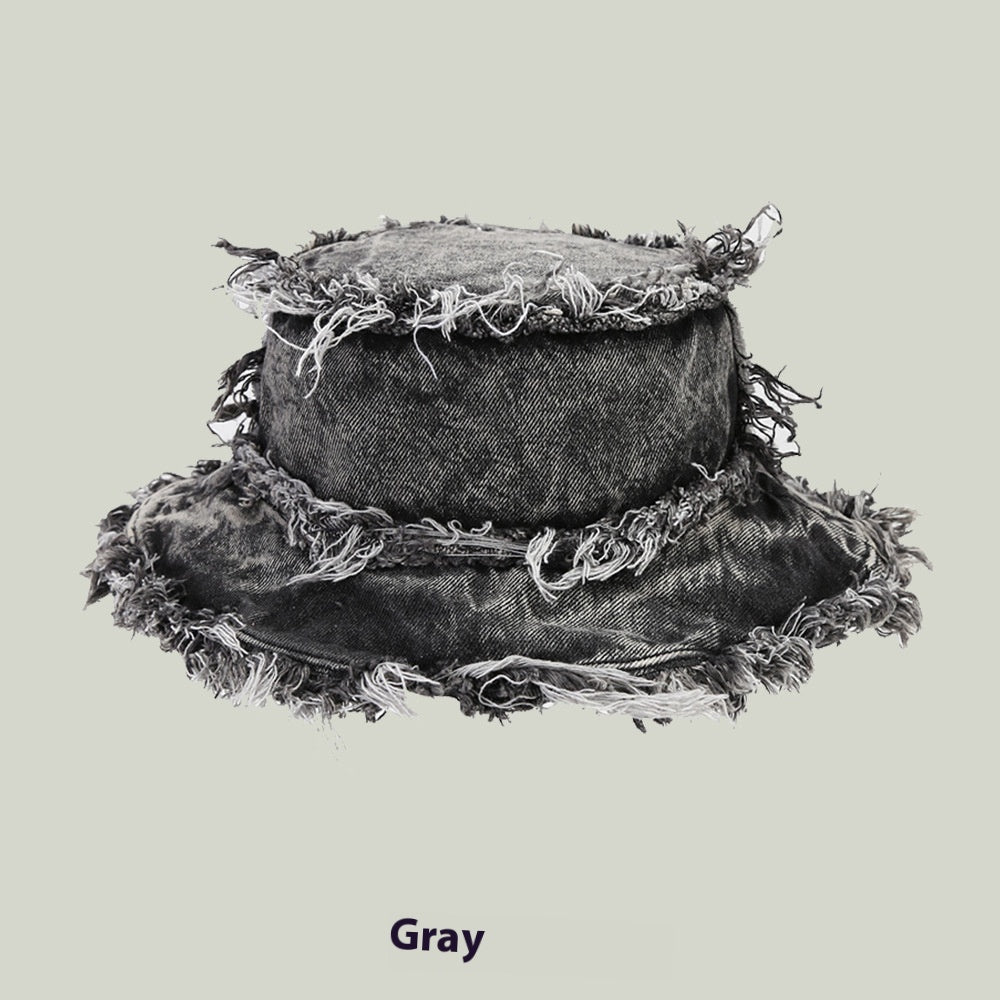 Washed Old Burr Double-sided Wear Bucket Hat