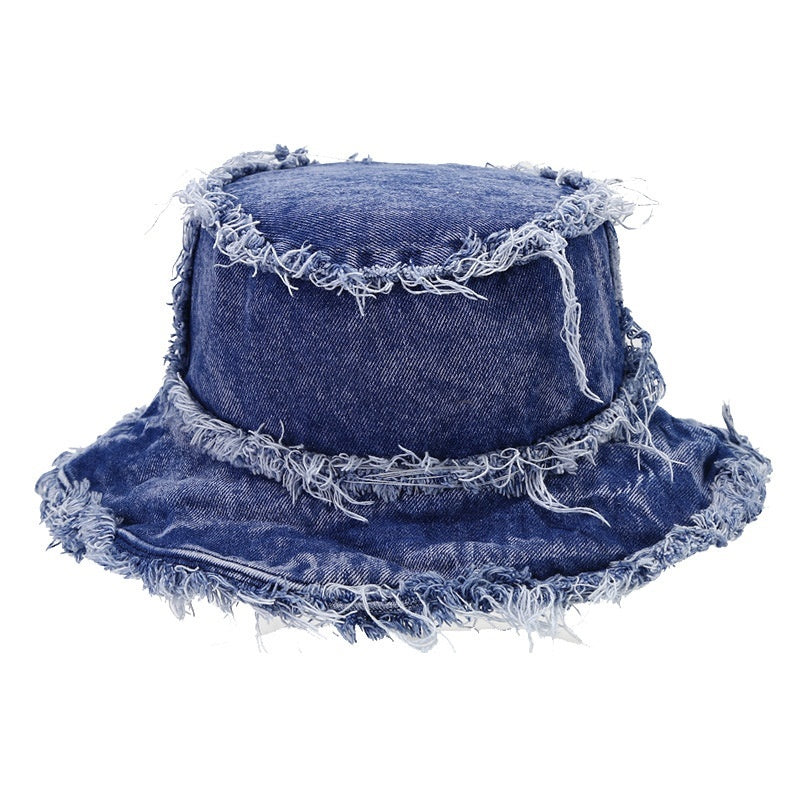 Washed Old Burr Double-sided Wear Bucket Hat