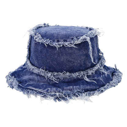 Washed Old Burr Double-sided Wear Bucket Hat