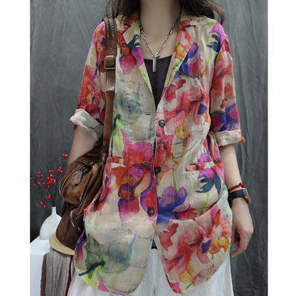Women's Loose Personality Western Style Leisure Jacket