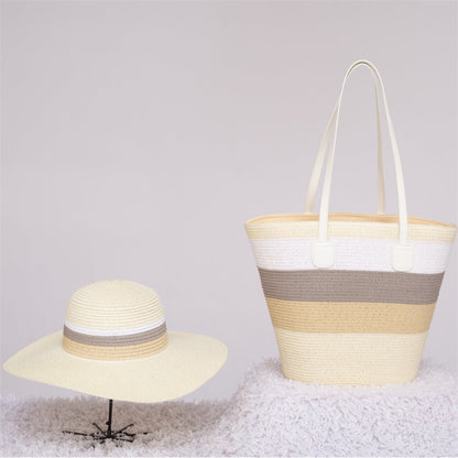 Beach Sun Hat Large Capacity Shoulder Bag Hat Suit