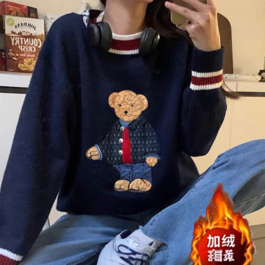 Loose And Lazy Style Knitwear