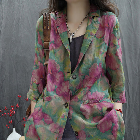 Women's Loose Personality Western Style Leisure Jacket